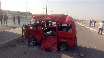 مصرع واصابة 11 شخص بالسويس فى 3 حوادث متفرقة