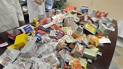 ضبط كميات من الأدوية منتهية الصلاحية بالشرقية