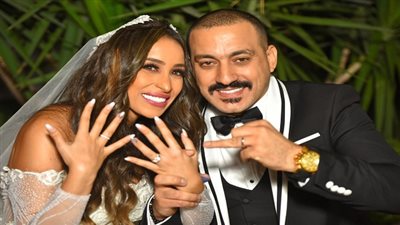 بالصور.. حفل زفاف دياب وهاجر الأبياري في جو عائلي خاص