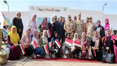 إفتتاح جمعية حب الوطن للصم والبكم بالسويس وأعمال تطوير معهد نظم المعلومات بالجيش الثالث الميدانى