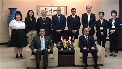 وزير التعليم العالى يلتقى عمدة مدينة هيروشيما