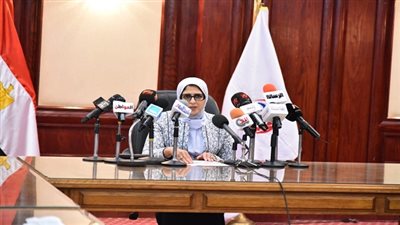 وزيرة الصحة تشيد بإقبال المواطنين والوصول للنسب المستهدفة من مبادرة الرئيس للقضاء على فيروس سي  والأمراض غير السارية 