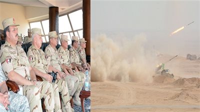 وزير الدفاع يشهد المرحلة الرئيسية للمناورة التكتيكية 