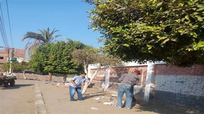 مجلس مدينة قها  يفعل منظومة كنس الشوارع 