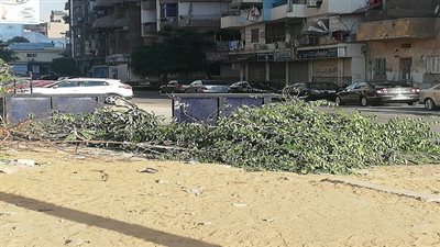 مدير مدرسة بالسويس يتوعد رئيس الحى ان لم يتم رفع القمامة سيقوم بنقلها امام الحى