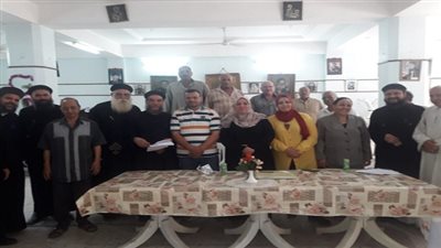 مياه شرب الفيوم تنسق مع رجال الدين المسيحى للتوعية بترشيد المياه