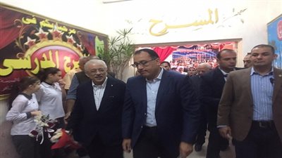 مدبولي وشوقي في زيارة تفقدية لمدارس محافظة بورسعيد