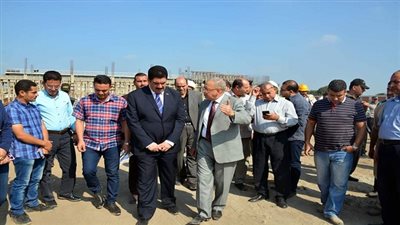 محافظ القليوبية يقوم بجولة لمدينة القناطر الخيرية ويتفقد عدد من المشروعات الخدمية
