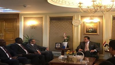 وزير التعليم العالي والبحث العلمى يبحث آليات التعاون العلمى والتكنولوجى مع الاتحاد الإفريقي