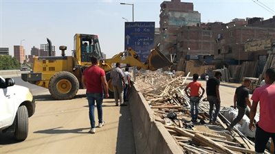 الطرق والكبارى: حملات ازالة مكثفة على الطريق الدائرى