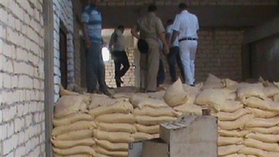 ضبط 900 كيلو أعلاف مجهولة قبل ترويجها بالمنوفية