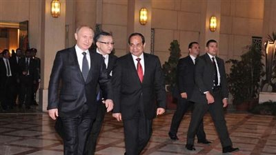 الرئاسة: الملف السوري في صدارة مباحثات السيسي وبوتين