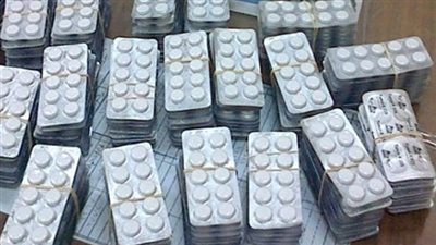 ضبط 20 ألف عبوة أقراص ومنشطات مجهولة المصدر بالجيزة