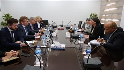 فؤاد تلتقى بممثلى الإتحاد الأوروبي والتعاون الالمانى لبحث سبل التعاون المشترك 