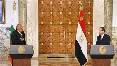 الرئيس السيسي يعقد جلسة مباحثات مع رئيس وزراء بلغاريا 