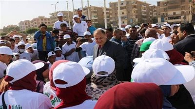 محافظ الفيوم يتفقد أعمال مبادرة