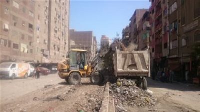 رفع 1170 طن مخلفات وقمامه بشمال الجيزة