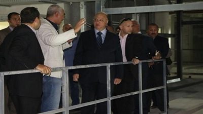 محافظ القاهرة يتفقد بدء التشغيل التجريبي للمرحلة الاولى لجراج روكسي