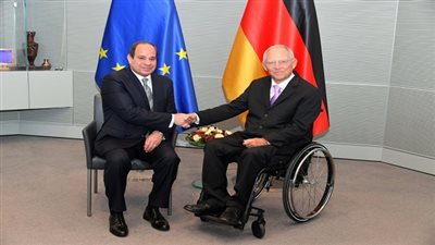 الرئيس السيسي يزور المقر التاريخى للبرلمان الألمانى ويلتقى رئيس البرلمان