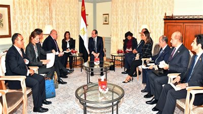 الرئيس السيسي يستقبل وزير الاقتصاد والطاقة الألماني