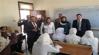 نائب محافظ القليوبية تتفقد مدارس ادارة قها  