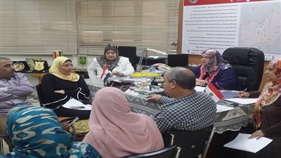 مجلس تنفيذي مدينة قها يناقش استعداده لمواجهة الامطار والسيول 