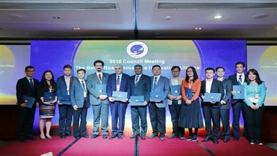 الكلية الفنية العسكرية تحصل على جائزة أكثر الأعضاء تفاعلاً من خارج الصين خلال إجتماع الإتحاد والإنطلاق (Belt and Road)