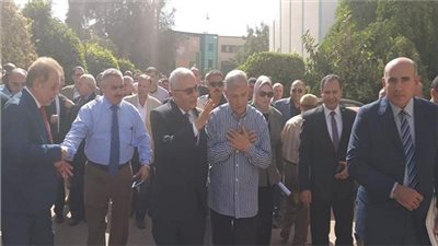 حجازى يتفقد مدرسة المتفوقين للعلوم والتكنولوجيا بسرس الليان