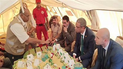 الهلال الاحمر المصرى يشارك فى مناورة لمواجهة السيول بمحافظة سوهاج