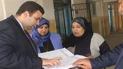  بالصور.. نائب محافظ السويس يتفقد عدد من مدارس المحافظة