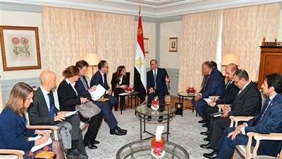  الرئيس السيسي يلتقى وزير الخارجية الألماني