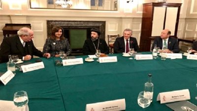 وزيرة الهجرة ونظيرها اليوناني والقبرصي يزورون الكنيسة المصرية واليونانية بلندن 