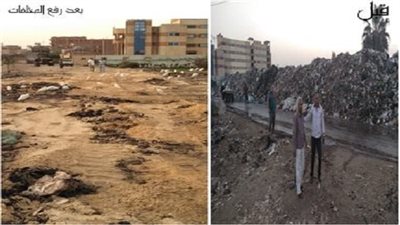 الجيزة تحول 7 مقالب للقمامه والمخلفات لساحات خضراء