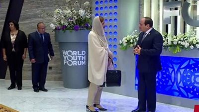 السيسي يستقبل المشاركين في منتدى شباب العالم بشرم الشيخ