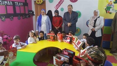بالصور.. محافظ الفيوم يتفقد حضانة سيمبا للغات