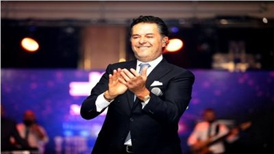 بالصور.. راغب علامة في حفل غنائي 