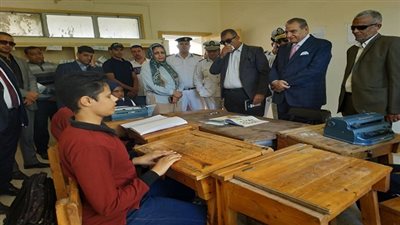 بالصور.. مدير امن السويس يتفقد مدرسة النور للمكفوفين