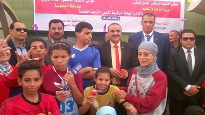 سلامه يفتتح البطولة الإقليمية لألعاب القوى لمدارس التربية الخاصة بالقليوبية