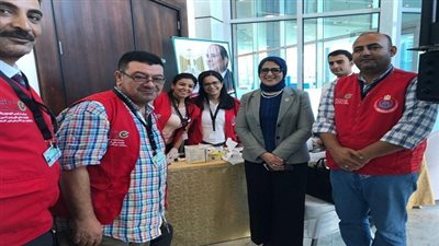 وزيرة الصحة 580 شاب وفتاة أجرو المسح  ضمن مبادرة الرئيس للقضاء على فيروس