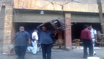 اعادة الانضباط لاحياء القاهرة بالتعاون مع شرطة المرافق