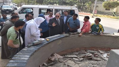 محافظ الفيوم يتابع أعمال تطوير وتجميل الشوارع والميادين بالمدينة