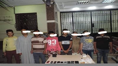 مباحث مركز الفيوم: ضبط تشكيل عصابي تخصص فى سرقة المواطنين على الطريق الدائرى 