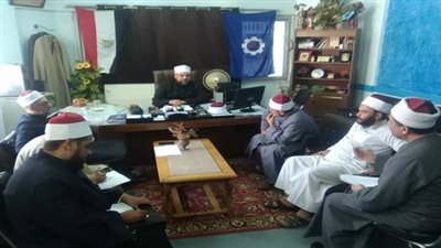 اوقاف السويس تبحث تنظيم احتفالات المولد النبوي الشريف