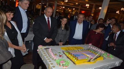 بالصور.. وزيرة السياحة تحتفل مع كامل أبو علي بإفتتاح أول منتجع رياضي في مصر