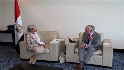 وزيرة البيئة تلتقى ونظيرها الالمانى لبحث سبل التعاون فى مجالات العمل البيئى 
