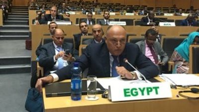 سامح شكرى يشارك بجلسة اعتماد مقررات الاجتماعات التمهيدية لقمة أفريقيا