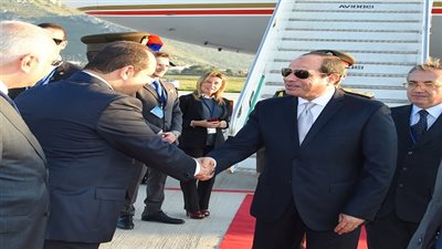 الرئيس السيسي في زيارة رسمية بمدينة باليرمو الإيطالية