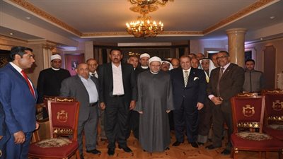 بالصور.. د. شوقى علام وأحمد عمر هاشم وعلى جمعة ضيوف حسن راتب