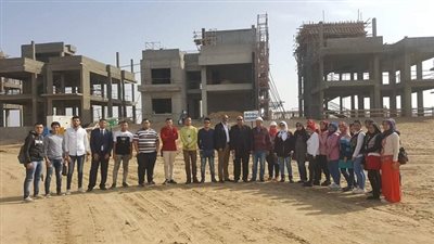 انطلاق الفوج السابع من شباب جامعة المنصورة لزيارة مشروع المنصورة الجديدة