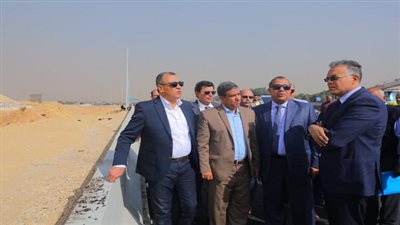 وزير النقل يتابع أعمال إنشاء طريق داعم داخلي للطريق الدائري 